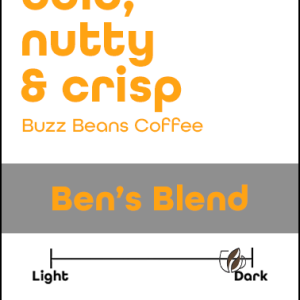 Buzz Beans Ben's Blend Brain Cancer Coffee